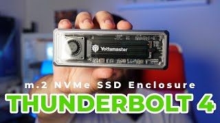 Lighting Fast M2 Thunderbolt 4 Enclosure from Yottamaster Part 1 [upl. by Caldwell810]