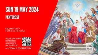 Catholic Sunday Mass Online  Pentecost 19 May 2024 [upl. by Swerdna]