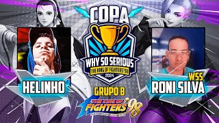 HELINHO 🆚 wSS RONI SILVA  FT15  COPA WHY SO SERIOUS  GRUPO B  KOF 98 EvilDaimon [upl. by Nayve753]