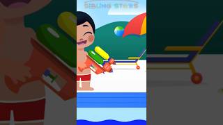 Water Games Song  Fun amp Splashy SingAlong for Kids shorts [upl. by Charles]