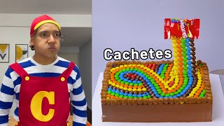 1 hora de los MEJORES Tiktoks de Rubén Tuesta y CACHETES 🤣😂  Storytime con pastel Parte 57 [upl. by Yelekalb]