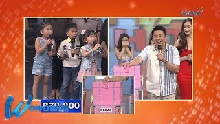 Wowowin ‘Mega Jackpot’ tinanggihan ng mga cute na bata [upl. by Moskow]