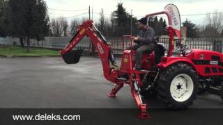 RETROESCAVATORE DELEKS BACK HOE PelleRétro Heckbagger [upl. by Ahsinyd50]