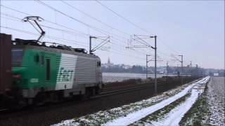 Des trains dans la neige  Partie 2 HD [upl. by Talanta]