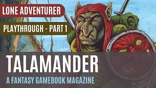 Talamander  Fang Mountain  Gamebook  Playthrough Part 1 [upl. by Edholm]