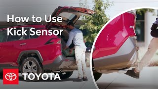 How to Operate 2023 RAV4 HandsFree Liftgate  Toyota [upl. by Rihat920]