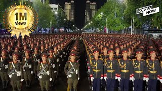 Full Ver N Koreas latest ICBMs and drones at massive military parade [upl. by Fionnula]