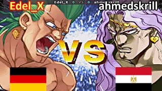 JoJos Bizarre Adventure  EdelX vs ahmedskrill FT5 [upl. by Irving]