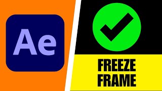 How to FREEZ Frame in After Effects 2024 [upl. by Dunstan297]