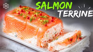 How To Make Salmon Terrine  Festive Holiday Yummy Food by Chez Martha [upl. by Oruhtra]