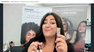 RefectoCil  Brow Intensifying by RefectoCil Webinar [upl. by Arodasi]