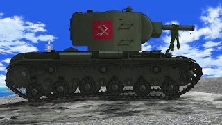 KV2 IN ACTION Girls und Panzer Der Film [upl. by Zsa Zsa331]