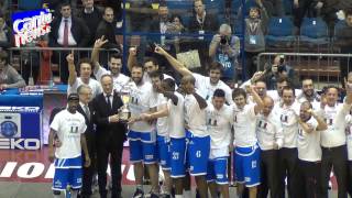 Sassari vince la Coppa Italia 2014 i festeggiamenti [upl. by Islek]