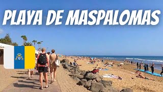 Playa de Maspalomas beach walk  Maspalomas  Gran Canaria  February 2022 [upl. by Alan]