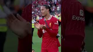 Virgil Van Dijk Almost Cries During Joel Matips Farewell🥹 [upl. by Enirac613]