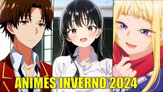 ❄️​ANIMES ESTRENO TEMPORADA INVIERNO 2024 [upl. by Donatelli]