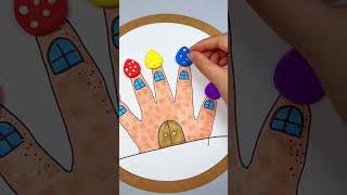 Simple Handmade  Teach You To Draw Mushroom Houses By Hand In 20 Seconds   Diy Tutorial  Folding [upl. by Zanas]