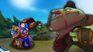 Making a Garen player cry about Tahm Kench  No Arm Whatley [upl. by Einaffit]