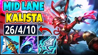 FULL BURST KALISTA MID LANE IS BROKEN 71000 DAMAGE  League of Legends [upl. by Ahel]