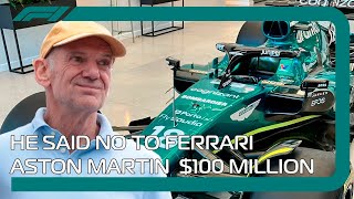 Adrian Newey Shocks F1 Rejects Ferrari to Sign 100 Million Deal with Aston Martin [upl. by Aldercy587]