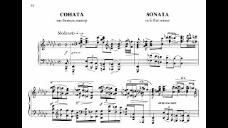 Alexei Stanchinsky  Piano Sonata in E flat minor [upl. by Constancy]