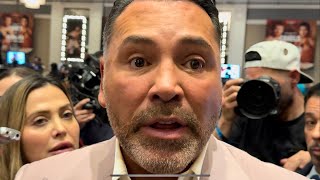 OSCAR DE LA HOYA “FIST WAS CLENCHED” FOR CANELO THREATENS DEFAMATION LAWSUIT SAYS HE DID PEDs [upl. by Lexine]