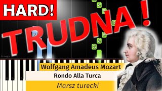 🎹 Marsz Turecki Rondo Alla Turca W A Mozart  Piano Tutorial TRUDNA wersja 🎵 NUTY W OPISIE 🎼 [upl. by Rats147]