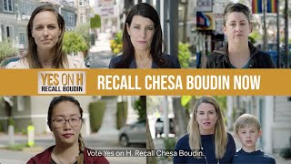 Recall Chesa Boudin  Yes on H  quotDemocratsquot [upl. by Aneda405]