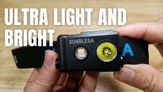 RARE HARD TO FIND ULTRA LIGHTWEIGHT HEADLAMP FOR RUNNERS AND HIKERS SUNBLESA H11 REVIEW [upl. by Dulcea196]