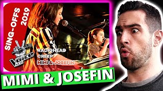 MIMI amp JOSEFIN  CREEP quot Radioheadquot  The Voice Kids 2019║REACTION [upl. by Nannah]