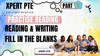 PTE Core ReadingFill in the Blank 9 Must Practice [upl. by Shevlo]