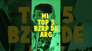 Mi Top 5 BZRP SESSIONS de Argentina bzrp argentina top shorts [upl. by Kragh]