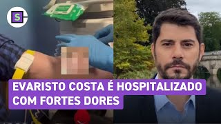 Evaristo Costa é hospitalizado por fortes dores e complicações em doença de Crohn [upl. by Stodder97]