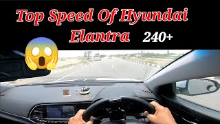 Hyundai Elantra 20 Petrol Top Speed [upl. by Corin664]