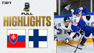 Slovakia vs Finland FULL HIGHLIGHTS  World Juniors 2024 [upl. by Aratehs]