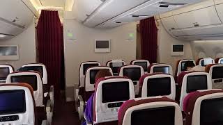 Airbus A350900 cabin walk through TG Thai [upl. by Gemperle]