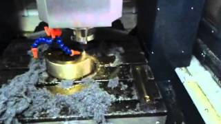 cnc milling machine for making brass mold [upl. by Frankhouse]