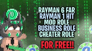 FREE RAYMAN 6FAR 1HIT FREE ROLES🙀 GTPS TERBARU 2024 VERSI 47  GROWTOPIA PRIVATE SERVEE TERBARU [upl. by Reteid56]