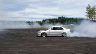 20B Toyota Altezza burnout 31122016 [upl. by Uzzia]