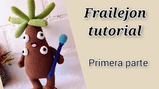 FRAILEJON ERNESTO PEREZ TUTORIAL AMIGURUMI PARTE 1 [upl. by Eitisahc424]