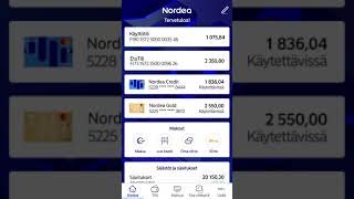 Näin tarkistat tilitapahtumasi mobiilipankissa  Nordea Pankki [upl. by Maible388]