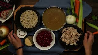 Healthy Chicken Wild Rice amp Bean Soup [upl. by Nagar]