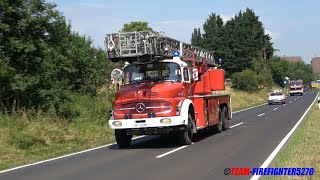 91 Fahrzeuge  ältester Oldie von 1941 Großer Feuerwehr Oldtimer Korso durch den Landkreis Gießen [upl. by Werdma489]