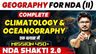 NDA Geography Climatology amp Oceanography  NDA Shakti 20 2024 [upl. by Attiuqaj]