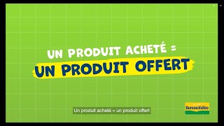 Offre 1 acheté  1 offert [upl. by Andeee]