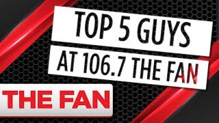 AWadds Top 5 Best Looking Guys at 1067 The Fan [upl. by Yajet]