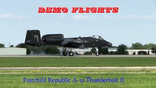 A10 Thunderbolt II Demo Oshkosh 2024 [upl. by Radcliffe]