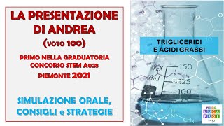 La PRESENTAZIONE di Andrea 1° graduatoria Piemonte 21 a028 voto 100 Concorso scuola STEM [upl. by Lednor]