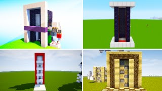 6 BEST Elevators In Minecraft [upl. by Aneetak]