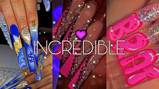 16✨NAIL INSPIRATION✨ of INSTAGRAM COMPILATION  BADDIE NAILS ACRYLICS EXTENDO NAILS XX CALMING [upl. by Salokcin]